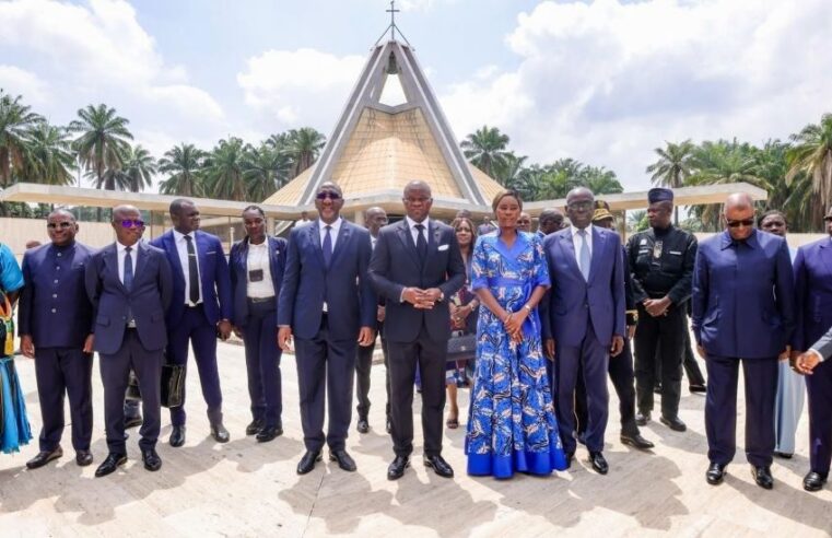 Gabon’s president pays tribute in Yamoussoukro, strengthens Ivorian ties
