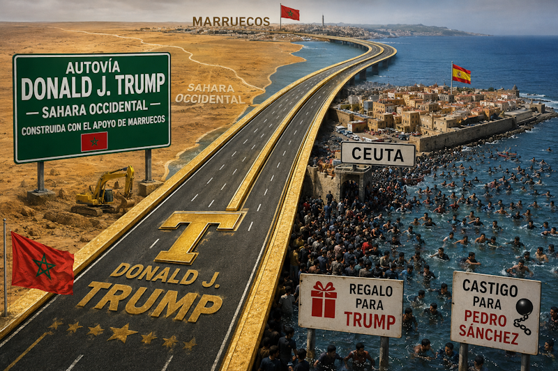 Morocco uses Ceuta migrant crisis and Trump highway to push its Sahara claim