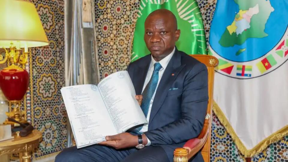 Gabon’s president receives final report on landmark professional elections