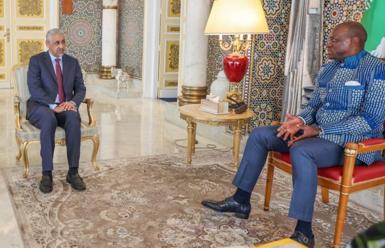 Bad president meets Gabon’s leader to strengthen development ties