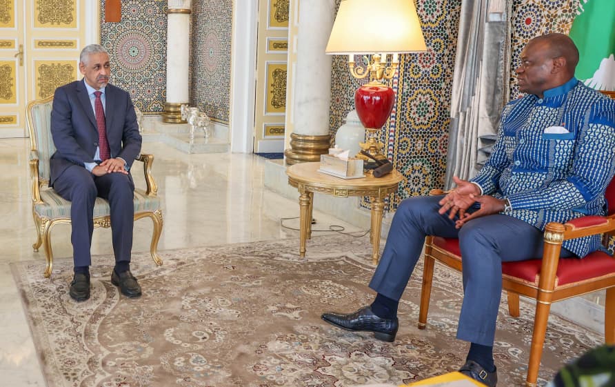 Bad president meets Gabon’s leader to strengthen development ties