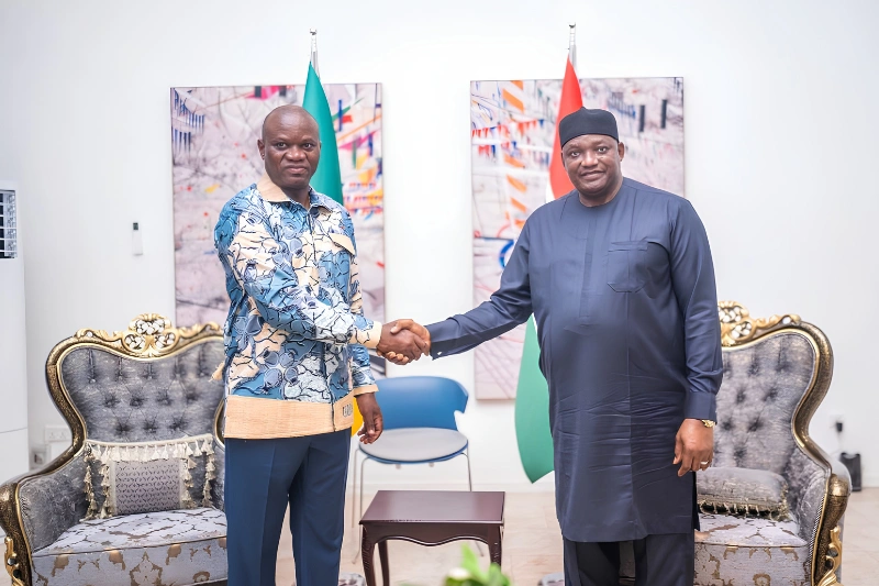 Gabonese president arrives in banjul for state visit