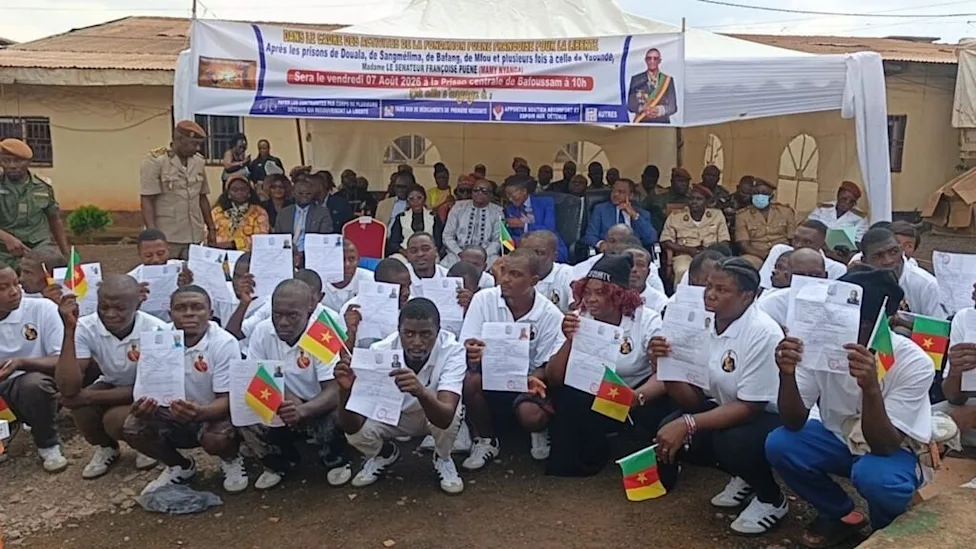 Cameroon releases 38 young prisoners unable to pay court fines