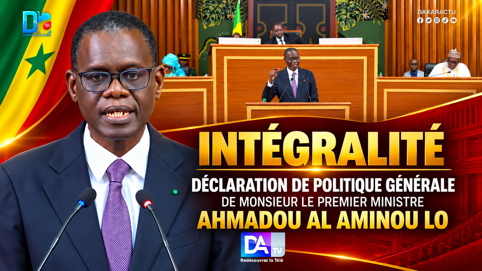 “Rien ne change, le cap sera maintenu” : le Premier ministre Ahmadou Alhaminou Lo promet continuité et nouvelle méthode