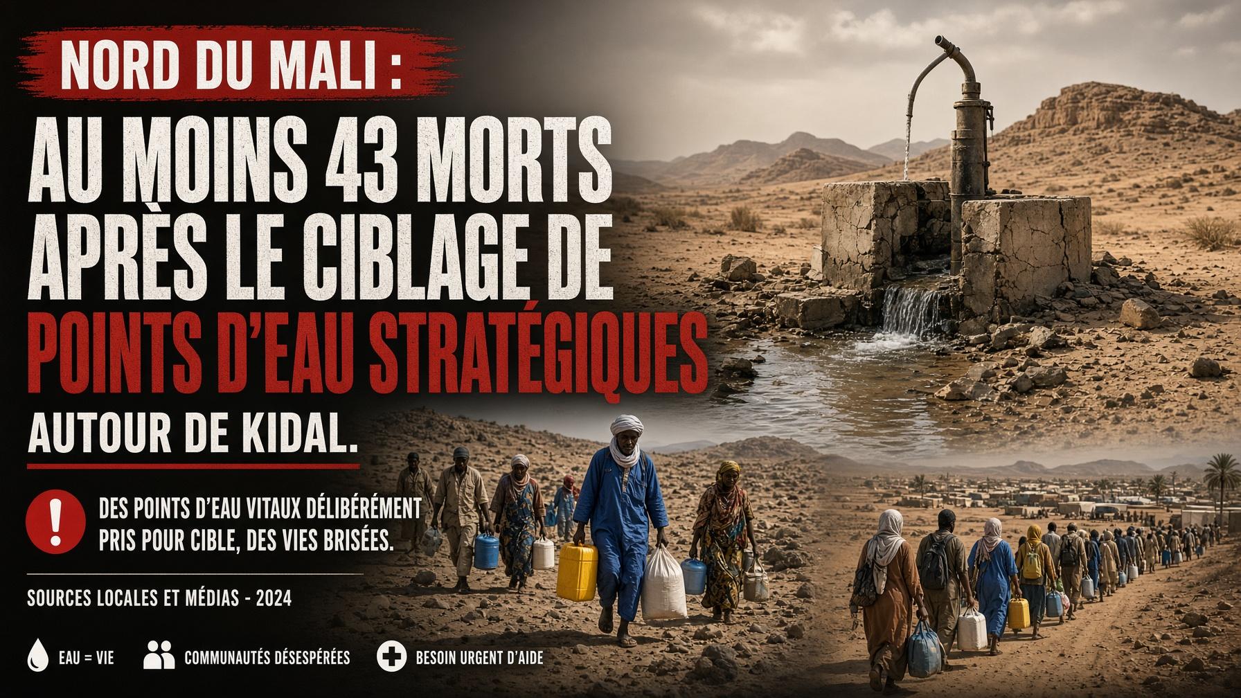 Global outcry grows as Kidal well attacks leave 43 dead and a way of life in ruins