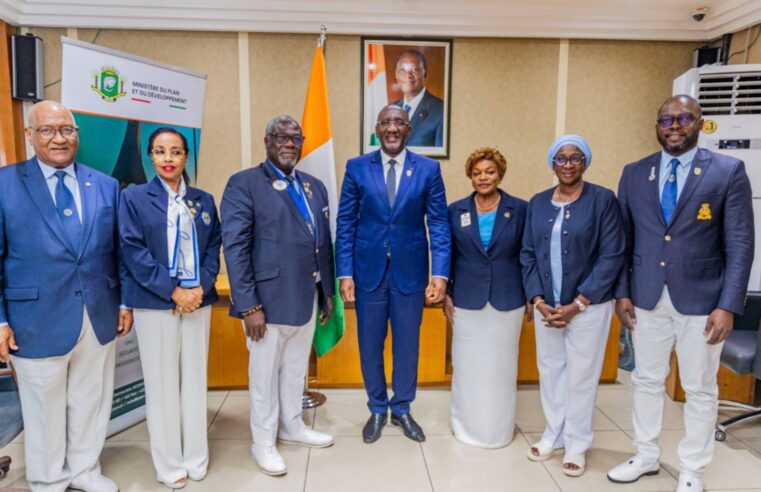 Lions club international governor begins regional tour in Côte d’Ivoire