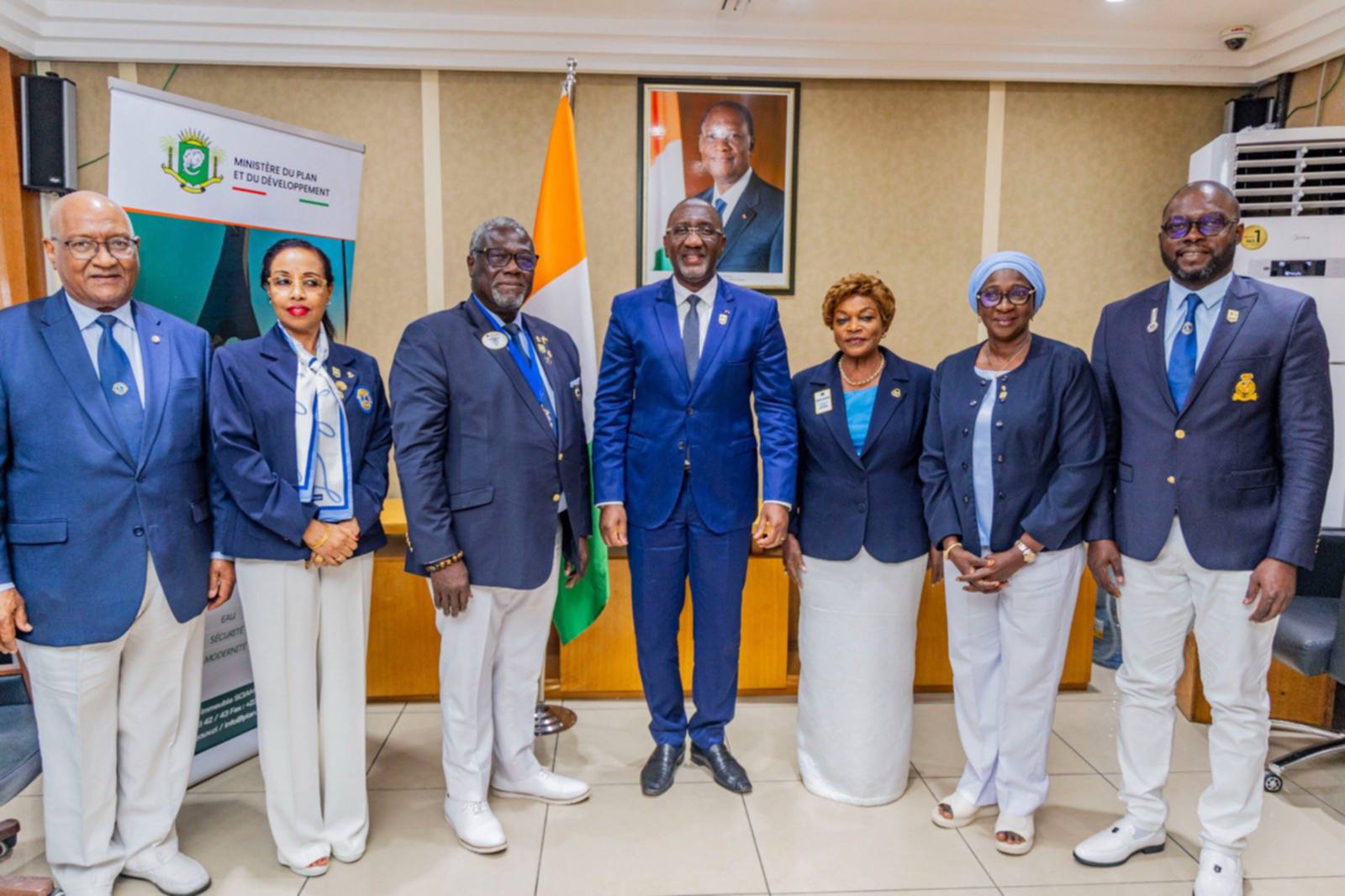 Lions club international governor begins regional tour in Côte d’Ivoire