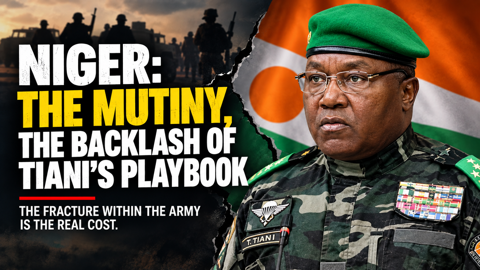 “The army is not a party tool”: Tiani’s method backfires as Niger’s mutiny exposes deep cracks