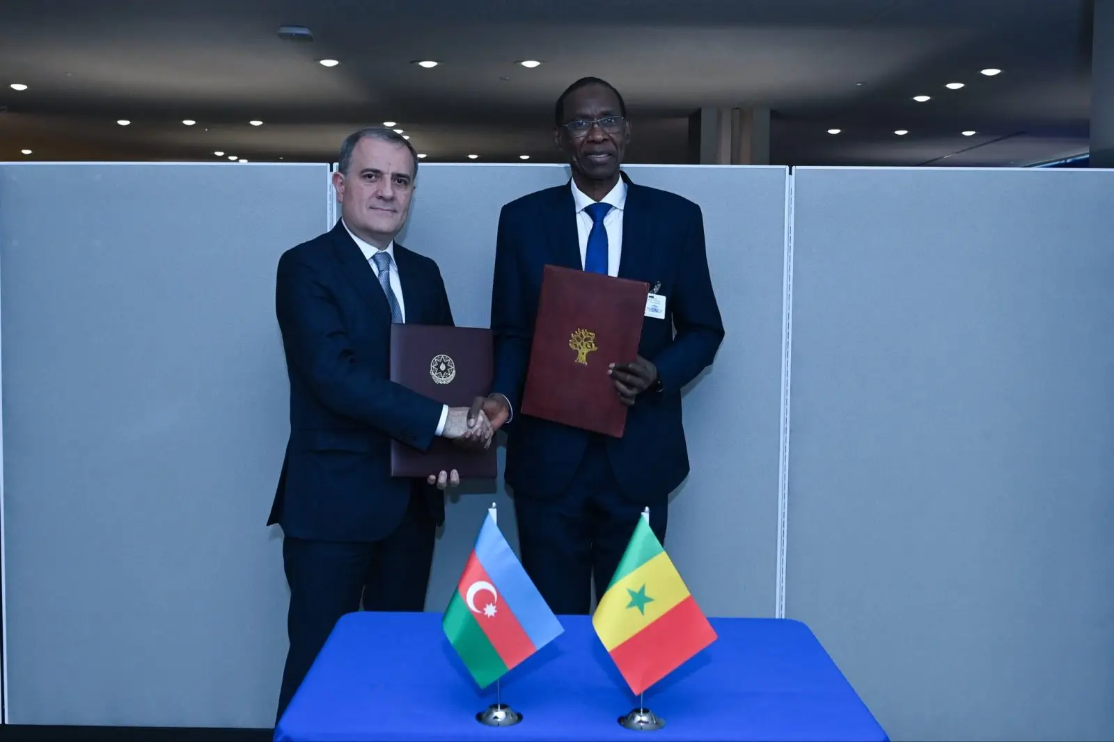 Senegal and Azerbaijan sign political consultations memorandum in New York