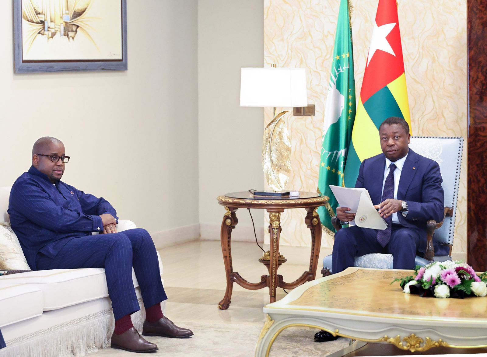 Kinshasa’s envoy delivers Tshisekedi’s letter to Faure Gnassingbé in Lomé